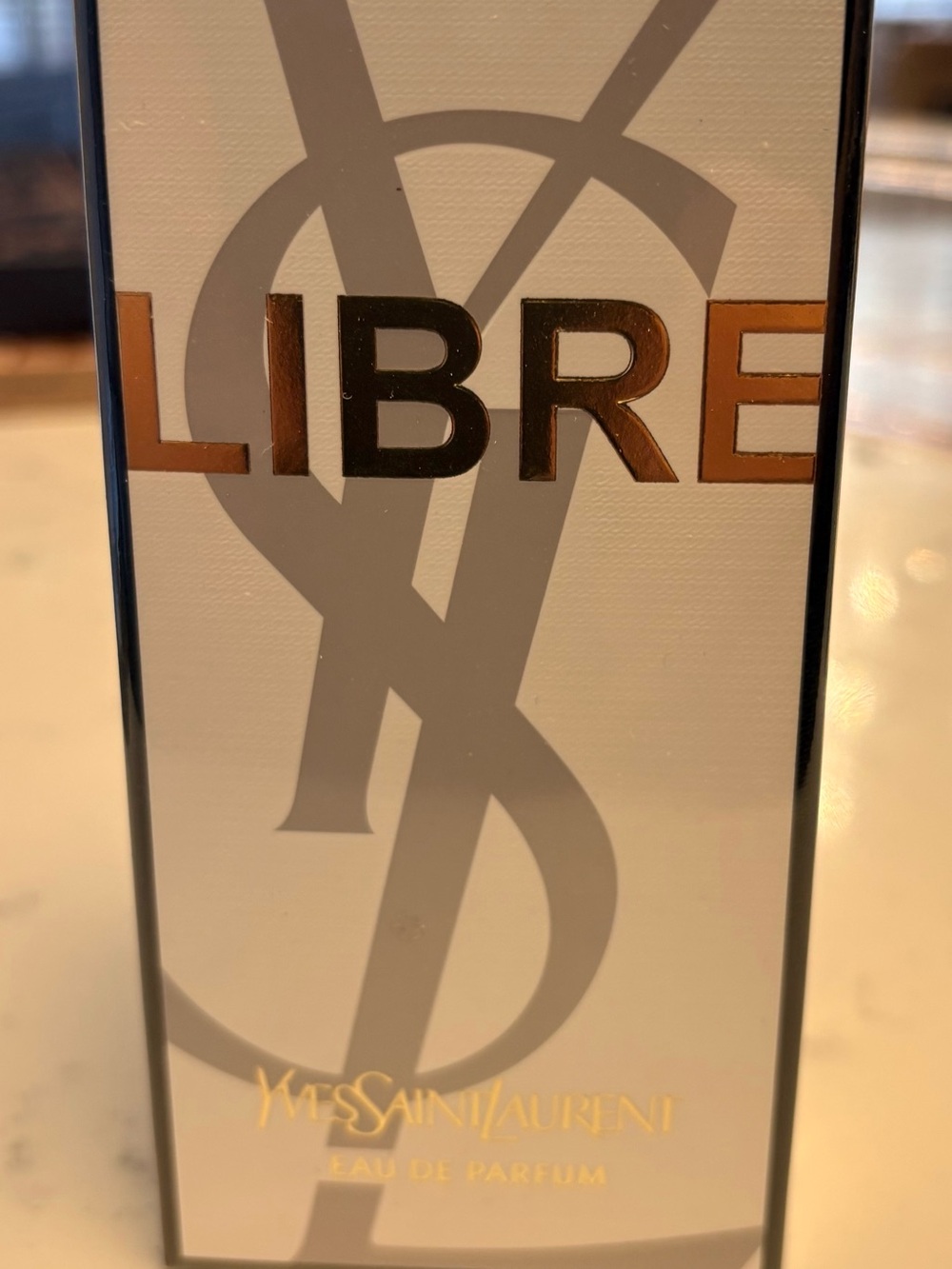 Yves Saint Laurent Libre White and Gray Fragrance Box